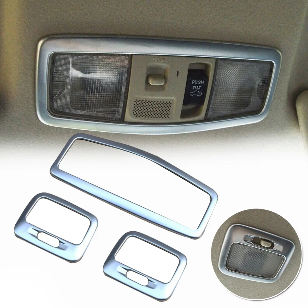 3 шт. в наборе, автомобильный светильник для чтения, накладка, устойчивый к коррозии, для Mitsubishi Outlander 2013-19, аксессуары для интерьера, АБС-пластик