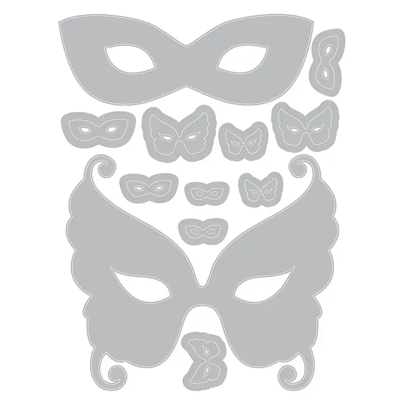 

Cutting Dies 2019 Halloween Masquerade Scrapbooking Dies Metal Nouveau Arrivage 2019