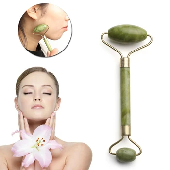 

Hot selling Facial Massage Jade Roller Face Body Head Neck Nature Beauty Device