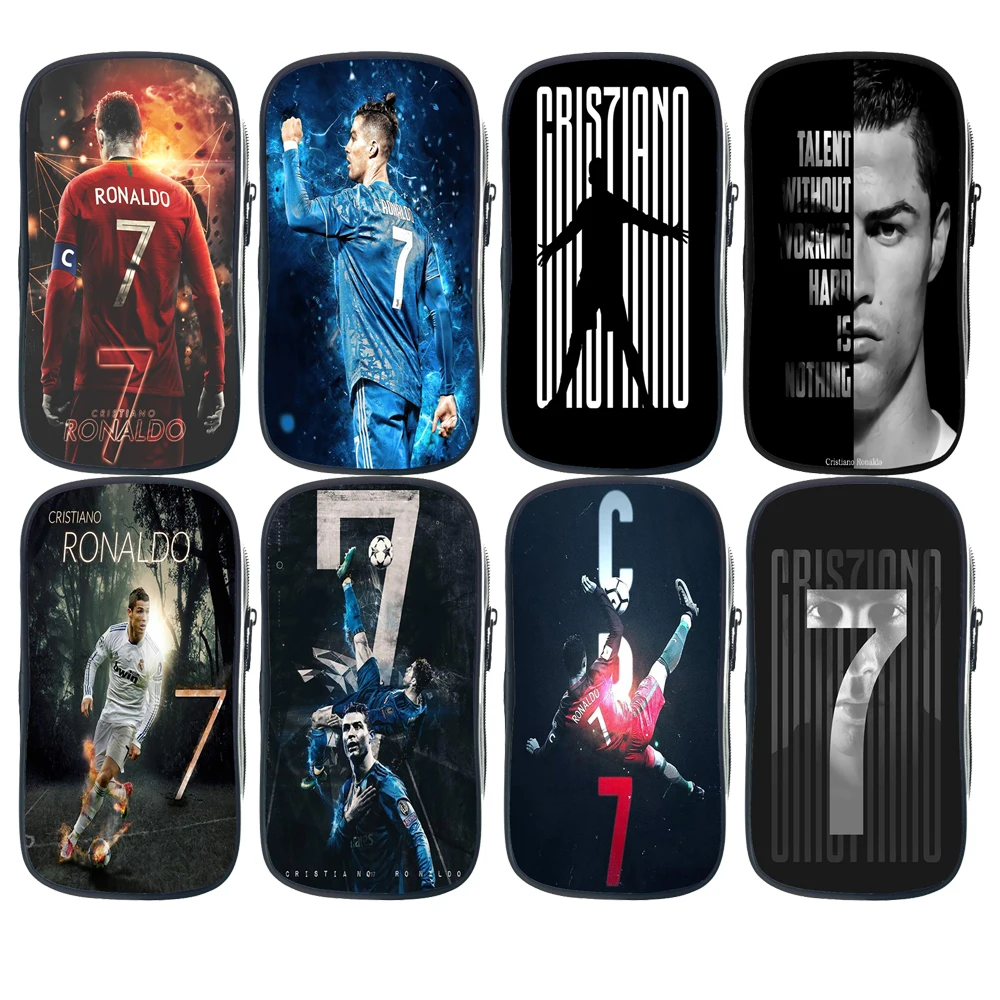 

Cristiano Ronaldo CR7 Pencil Case Kids Pen Box Students Boys Girls Large Capacity Stationery Storage Bag School Supplies Gifts