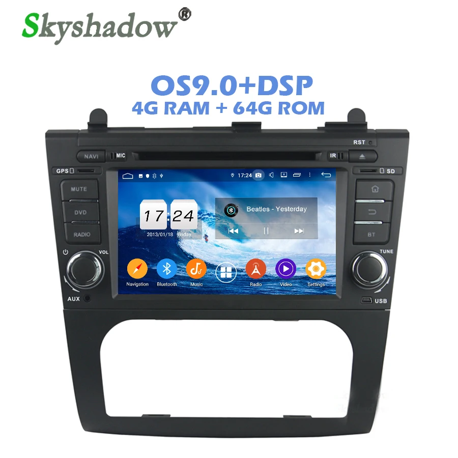 Perfect IPS DSP Android 9.0 + 4GB RAM + 64GB ROM 8 CORE Car DVD Player Wifi Bluetooth 4.2 RADIO GPS Map For Nissan Tenna Altima 2007 0 Perfect IPS DSP Android 9.0 + 4GB RAM + 64GB ROM 8 CORE Car DVD Player Wifi Bluetooth 4.2 RADIO GPS Map For Nissan Tenna Altima 2007 0