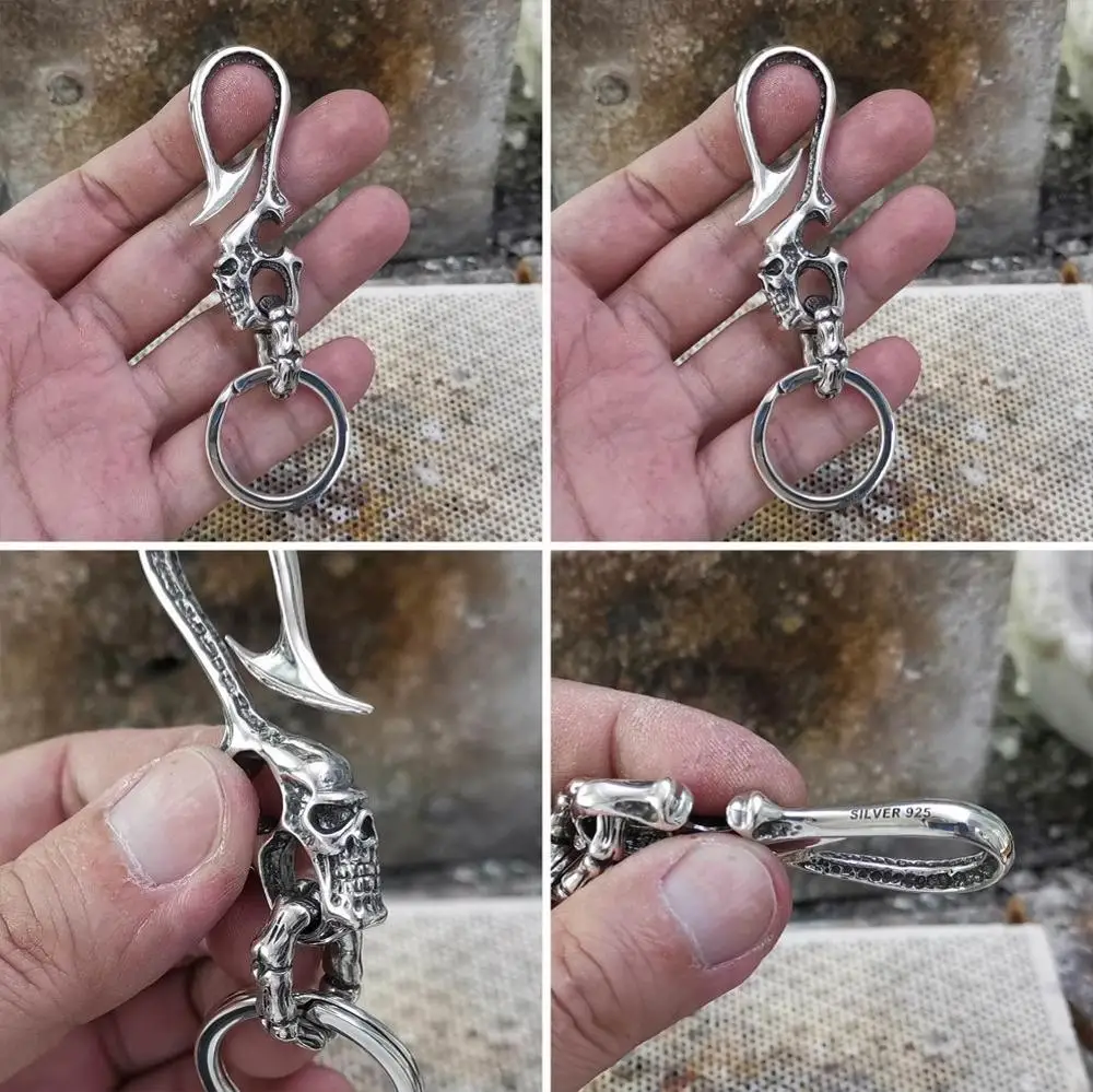 Silver Clip Keyring