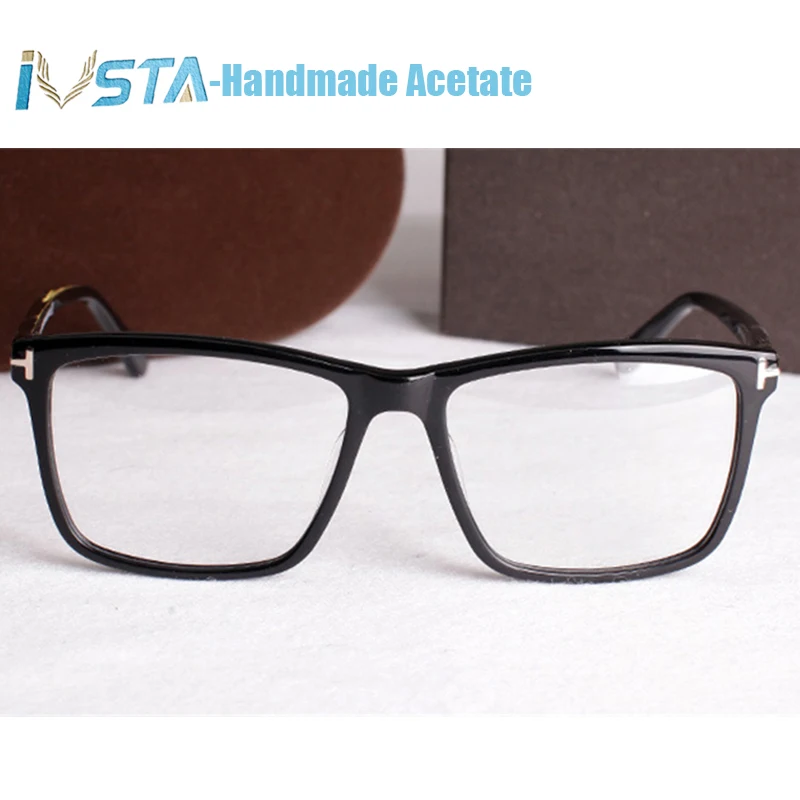 IVSTA TF5176 с логотипом, настоящая ручная работа, ацетатная оправа для очков, мужские роскошные брендовые оптические очки по рецепту, женские очки Tom 5040 5147