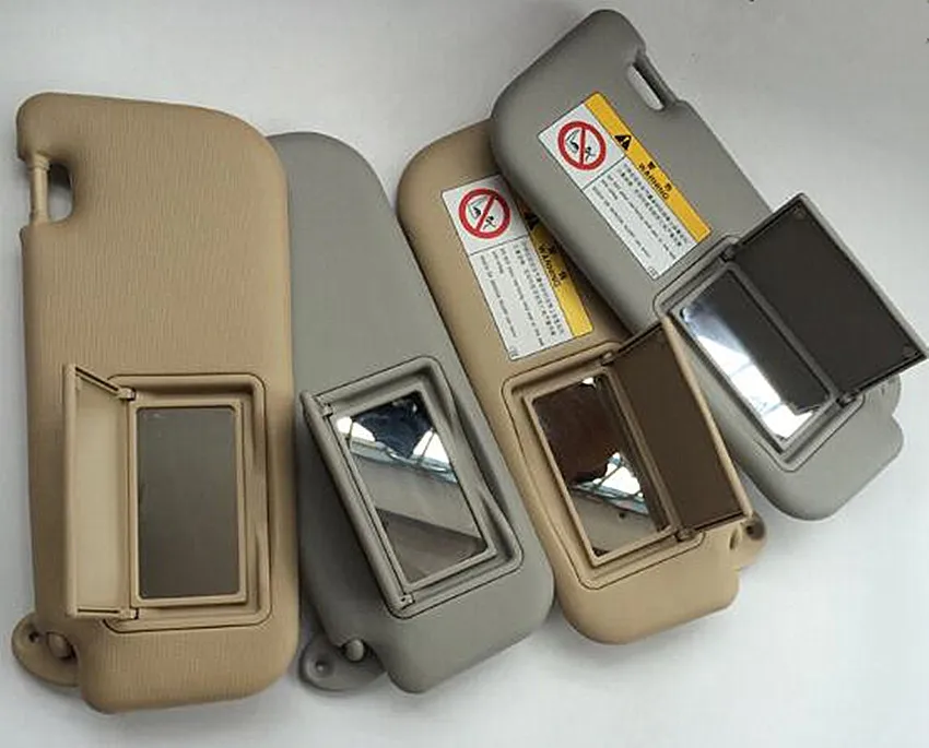 

Car accessories Gray Beige sun visor with make-up mirror and Screws for Toyota Corolla 2014-2017 74320-02B21 74310-02K91