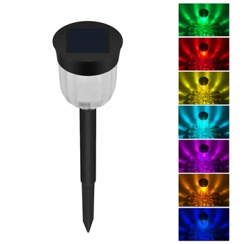 

Solar Lawn Light Powered Spotlight Outdoor Path Spot Lamp Yard Garden Landscape LED Villa Colorful Flashing Street Decorative