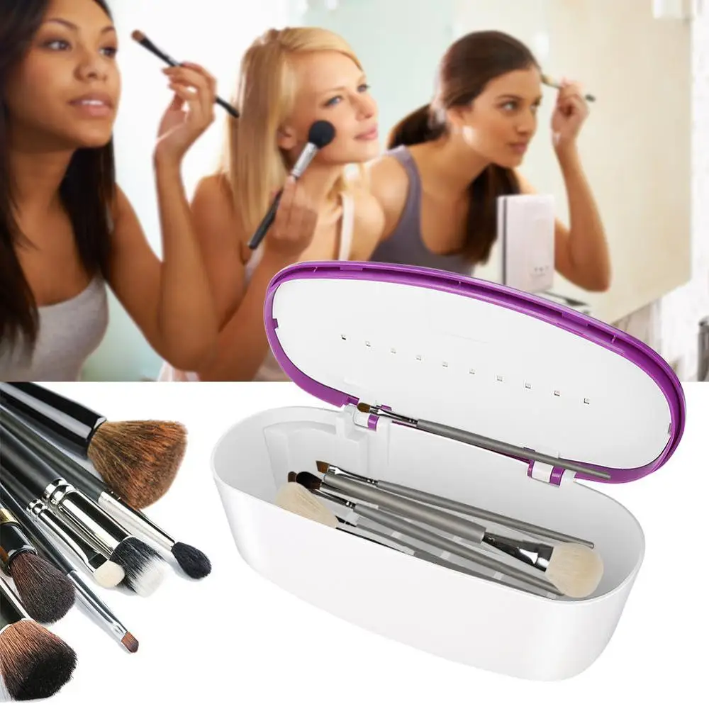 Multifunction Disinfector Toothbrush Makeup Brush Sanitizer Box Portable USB UVC Strong Band Ultraviolet Disinfection Box 4