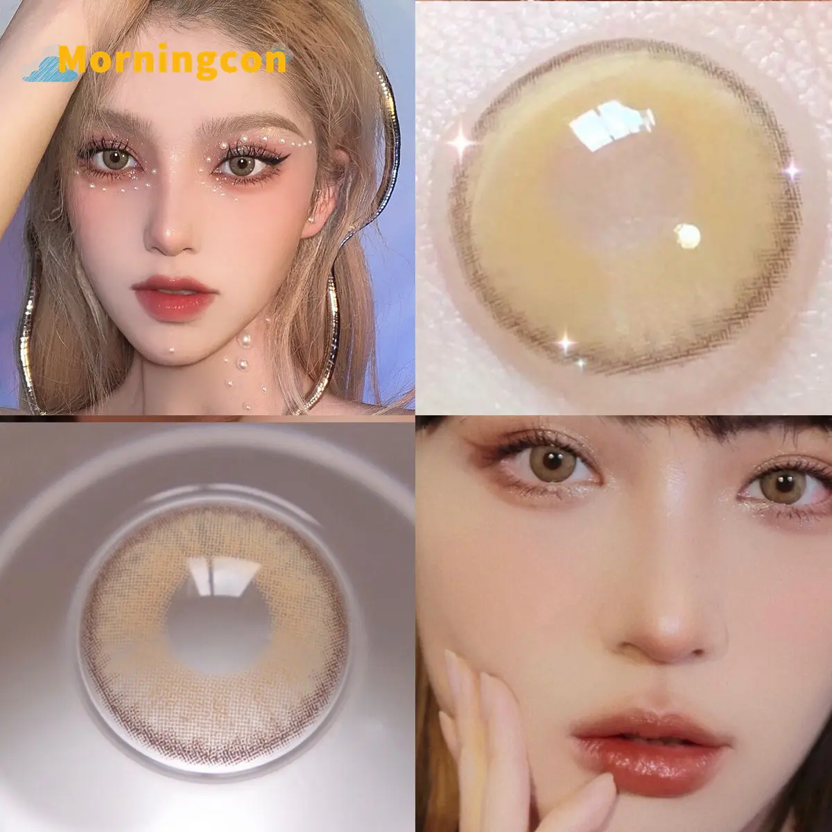 morningcon-dubai-brown-myopia-prescription-soft-colored-contacts-lenses
