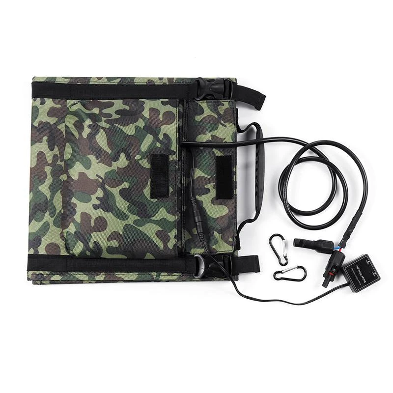 

60W Solar Panel Folding Bag Battery Charging Mobile Phone Charger Folding Solar Battery Camping Battery Board
