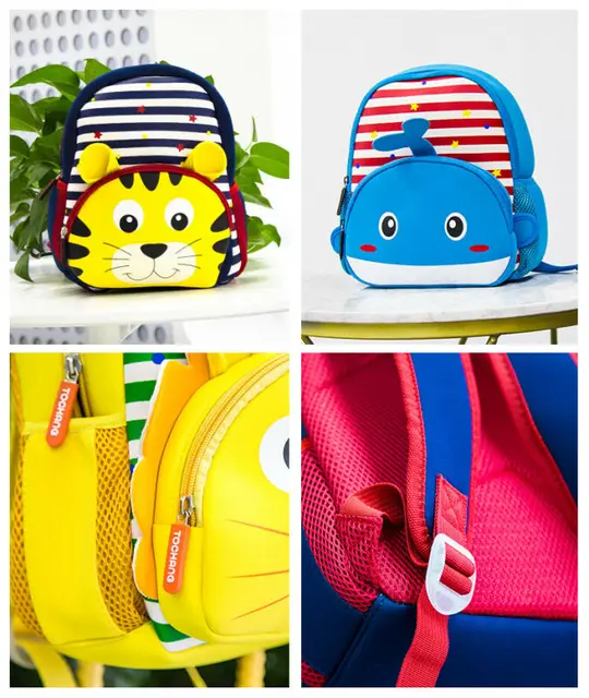 Children Backpack Cute Kid Baby Toddler Kindergarten Schoolbag 3D Cartoon Animal Bag Rucksack Shoulder Baby Gift For Toddler 4