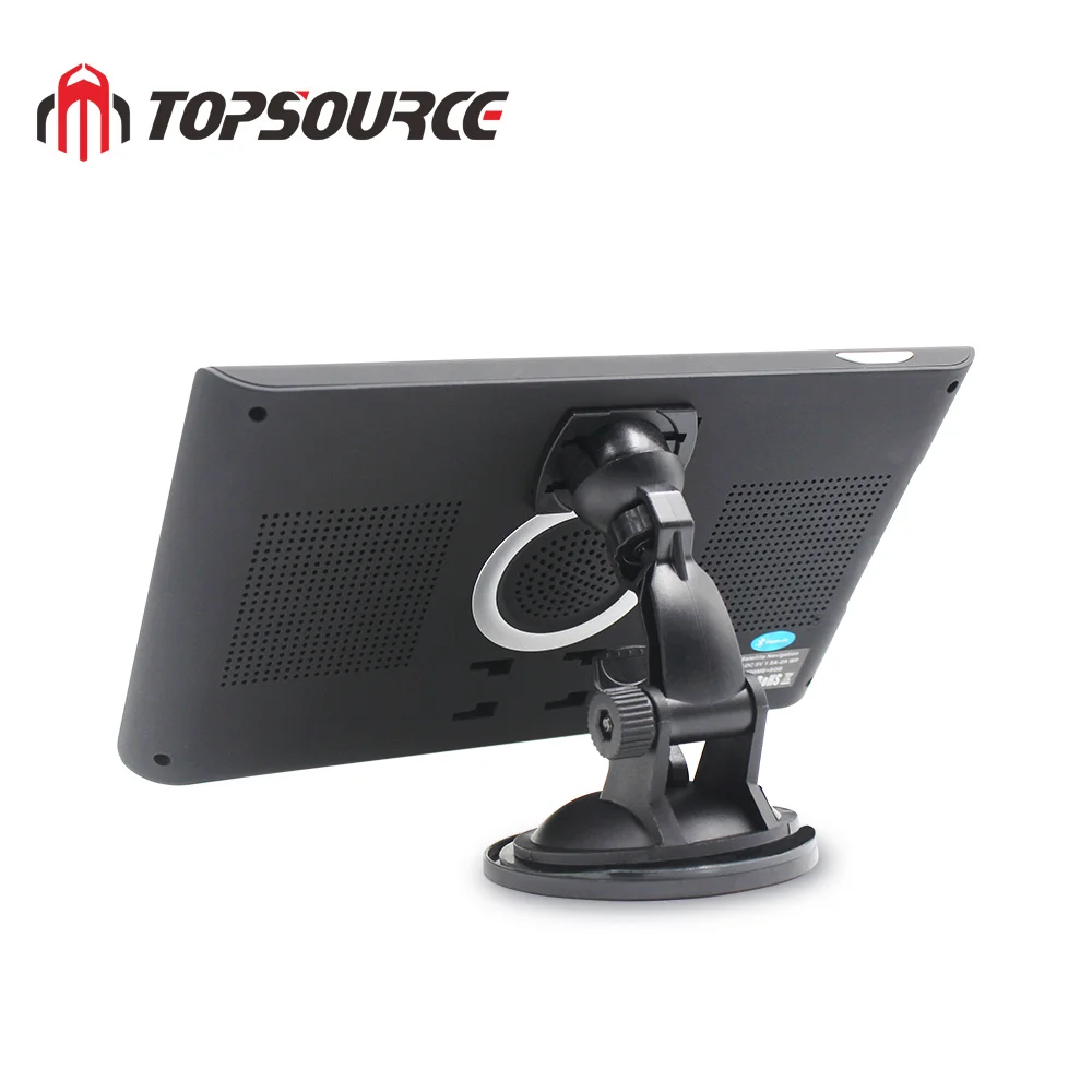 TOPSOURCE 9 дюймов большой экран Автомобильный грузовик gps навигация 256 8 Гб Bluetooth AVIN Hands-free AV-IN fm-передатчик бесплатные карты