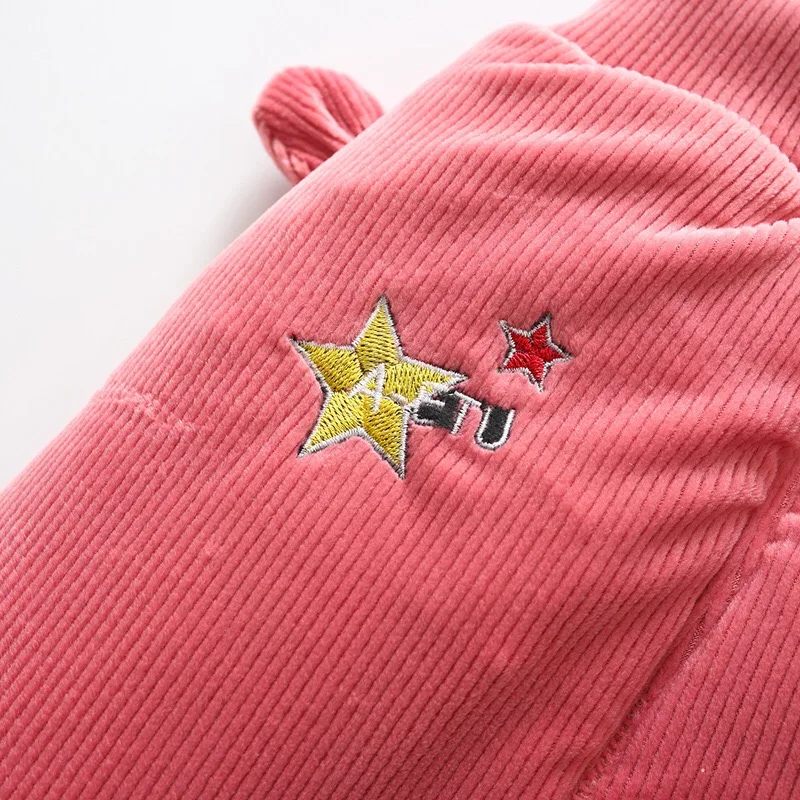 Зимние плотные теплые штаны для мальчиков штаны для новорожденных с рисунком кота Детские Леггинсы для девочки детские штаны для малышей