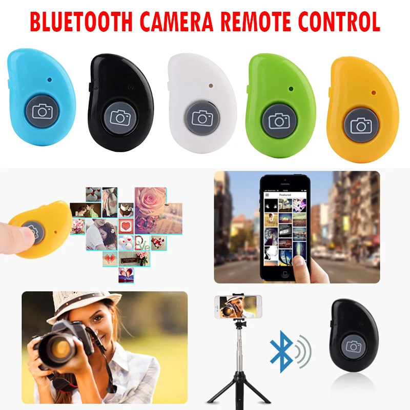 Дистанционный затвор Мини Bluetooth селфи камера дистанционный беспроводной селфи телефон Удаленный беспроводной для телефона, с затвором для смартфона подарок