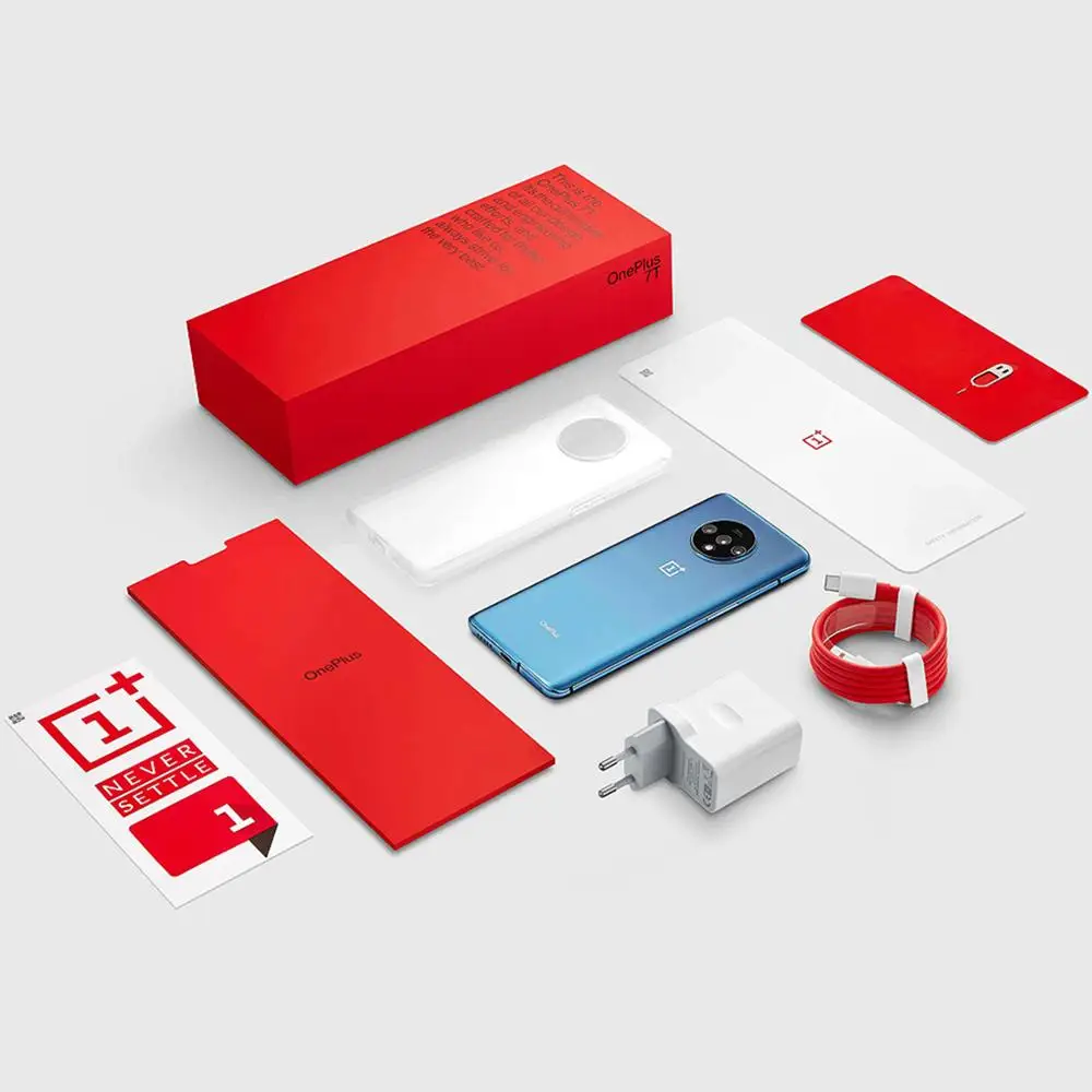 Глобальная версия смартфона OnePlus 7T Fulid AMOLED 6,5" 90 Гц экран Snapdragon 855 Plus 30T Warp Charge 48 МП Тройная камера NFC