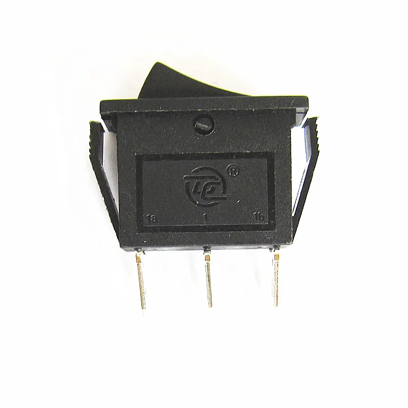 5 шт. KCD3 кулисный переключатель 15A/20A 125 V/250 V ВКЛ.-ВЫКЛ.-ВКЛ.-ВКЛ. 3 позиции 3 Pin электрическое оборудование выключатель питания черный