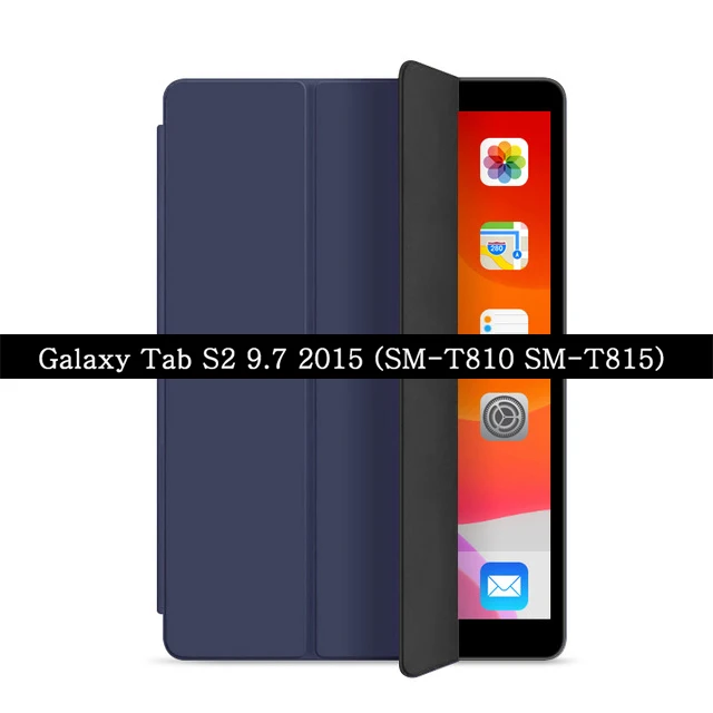 Royal Blue Чехол для планшета для samsung Galaxy Tab S2 9,7 SM-T810 SM-T815 T813N wifi LTE 3g из искусственной кожи защитный чехол Магнитный чехол - Цвет: Royal Blue