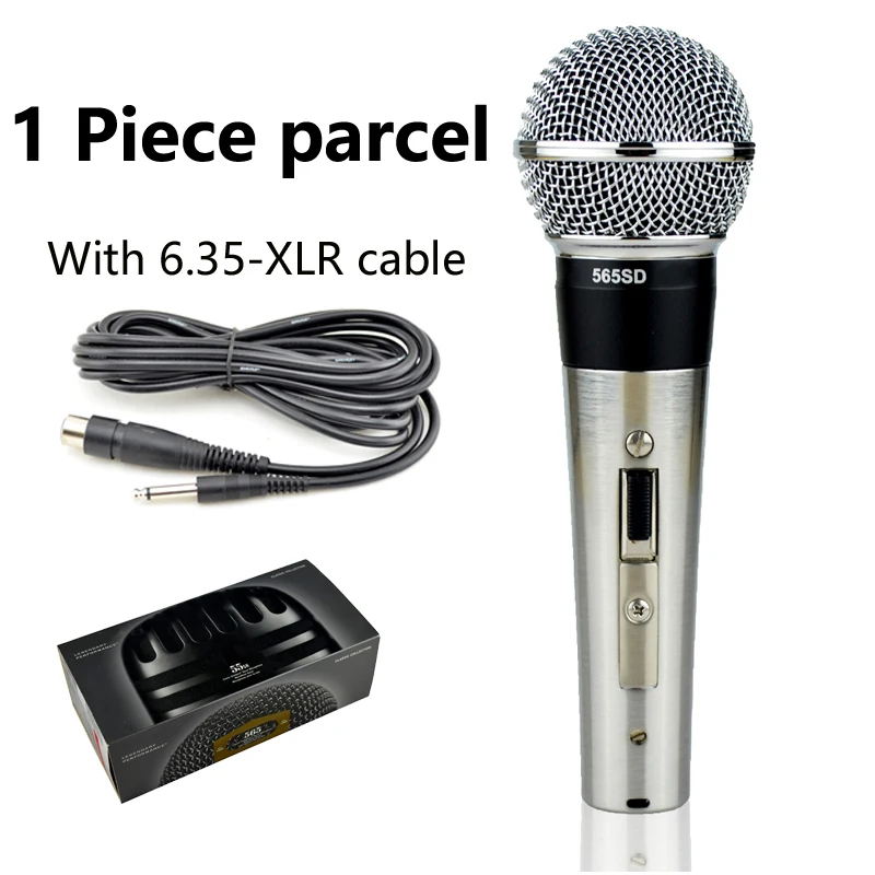 studio microphone 565SD Microphone Classic Unisphere Vocals microphone for performance stage singing gaming headphones with mic Microphones
