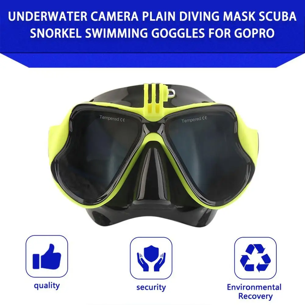 

Hot Dropship Professional Underwater Camera Diving Mask Scuba Snorkel Swimming Goggles forXiaomi SJCAM Sports Camera