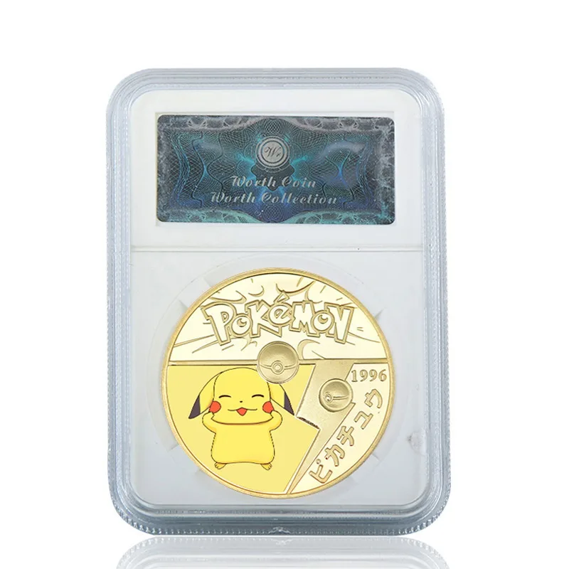 Pokemon Trading Card Games Eevee Gold Plastic Coin Japanese