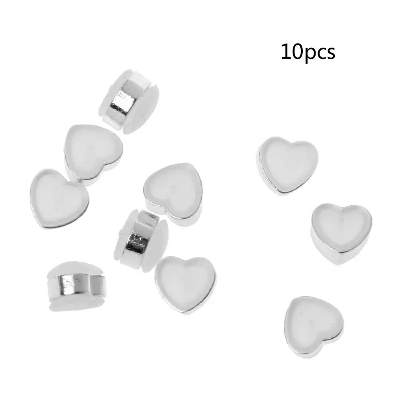 

10Pcs Soft Silicone Earring Backings Ear Safety Back Pads Backstops Replacements