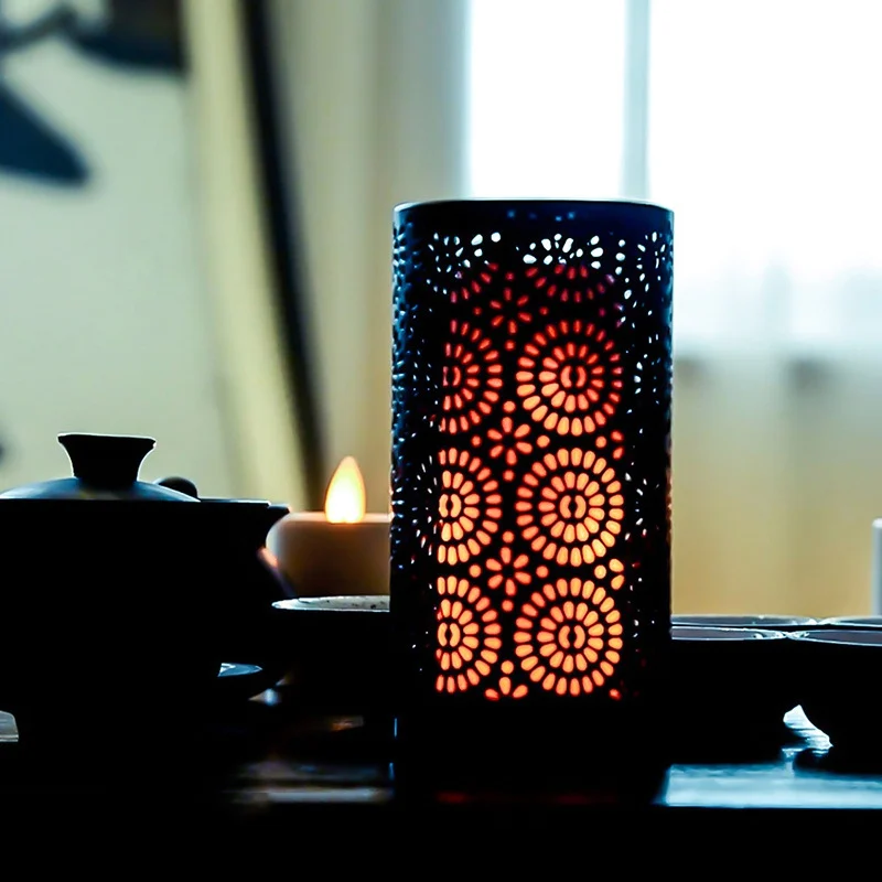 

Magnetic LED Flame Effect Light USB Charge Upside Down Fake Fire Table Lamp Fairy Light Party