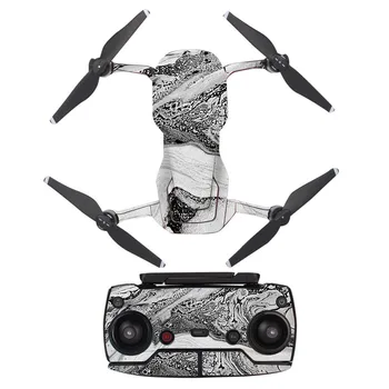 

Marble Texture Style Decal Skin Sticker For DJI Mavic Air Drone + Remote Controller + 3 Batteries Protection Film Cover A0200