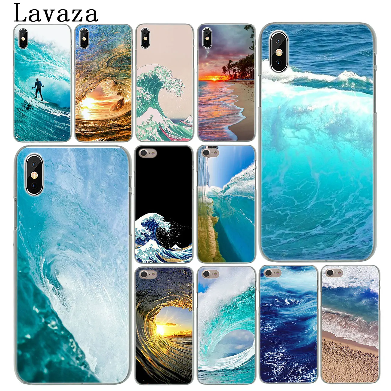 Lavaza Лето природа море синий океан волны жесткий чехол для телефона iPhone XR X XS 11 Pro Max