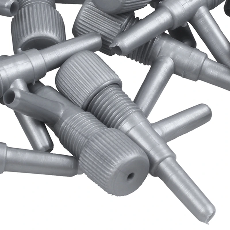 Aquarium Fish Oxygen Air Line Tubing Flow Control Valve 20 Pcs Gray