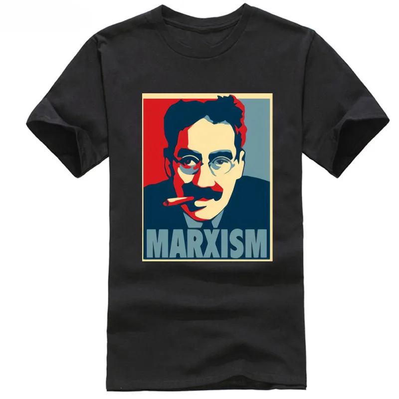 Marxism Groucho Marx-munism-Mens discout Горячая новинка Модный Топ Бесплатная доставка мир 2018