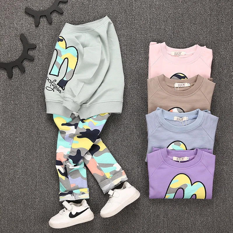 

Kids Clothes Spring Set Letter Print Sweater and Pants Toddler Boys Clothes Set Sport Fall Outfits Clothing Two-piece Suit