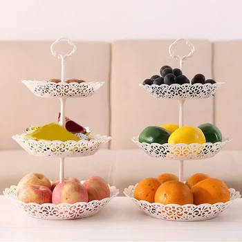 

3-Tier Cupcake Stand Cake Dessert Event Party Display Tower Round Plate QP2