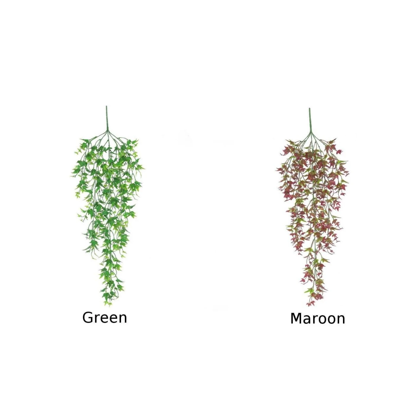 Artificial Plastic Garland Plant Vine Fake Potato Leaves Flowers Home Decor Sale