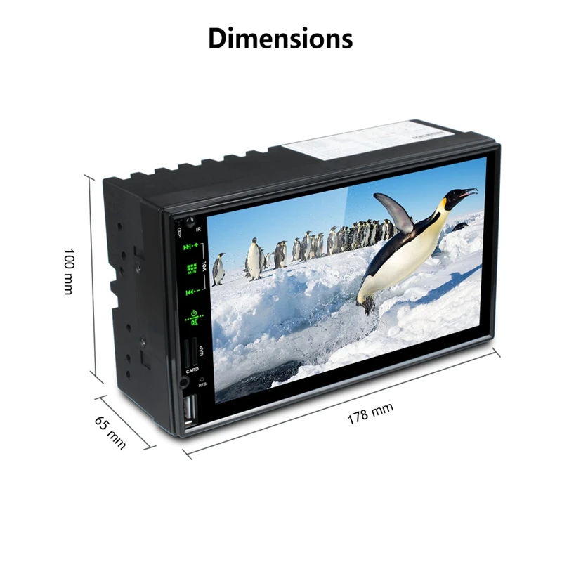 7 Inch Universal 2 DIN Car Multimedia Player Car Radio Bluetooth Auto Stereo USB FM AUX Mirrorlink