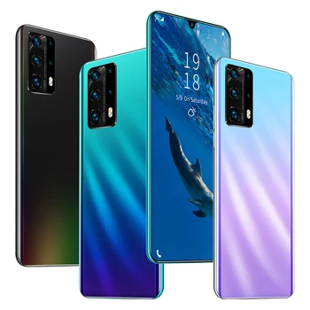 

P43pro Smartphone Android 10 4800mAh Mobile Phone Fingerprint Recognition 6.5-Inch HD Screen Camera 5G Cellphone Global Version