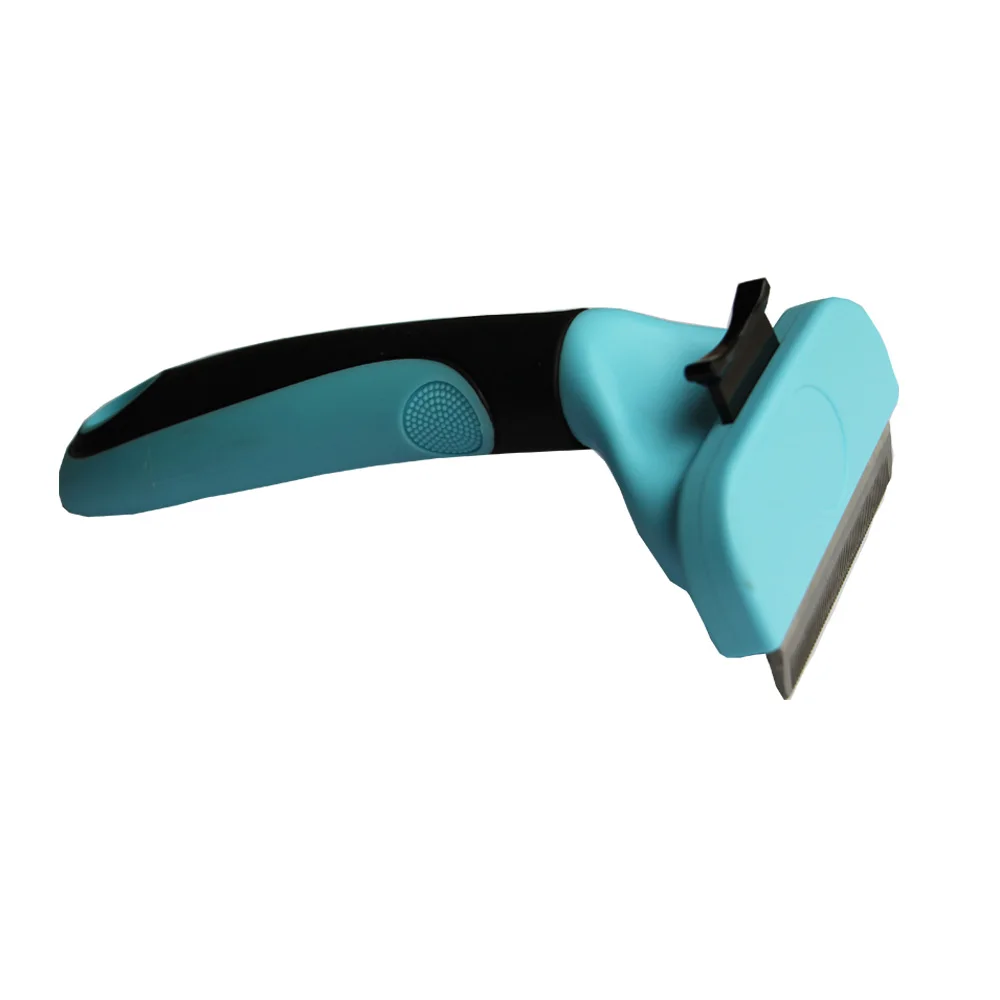 

Pet Grooming Comb for Dog and Cat Hair Removing Rubber Handle Stainless Steel Comb Head Multi Colors