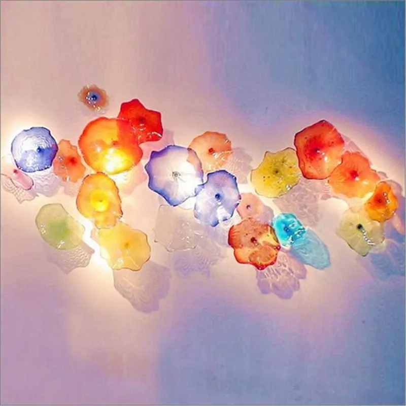 New Trend Hotel Large Decor Plates 100% Hand Blown Glass Murano Art Cheap price | Освещение
