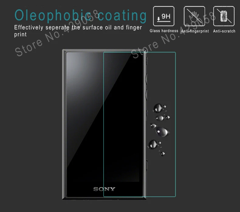 Защитная пленка из закаленного стекла для SONY Walkman NW A100 A105 A106HN A100TPS|Защитные стёкла