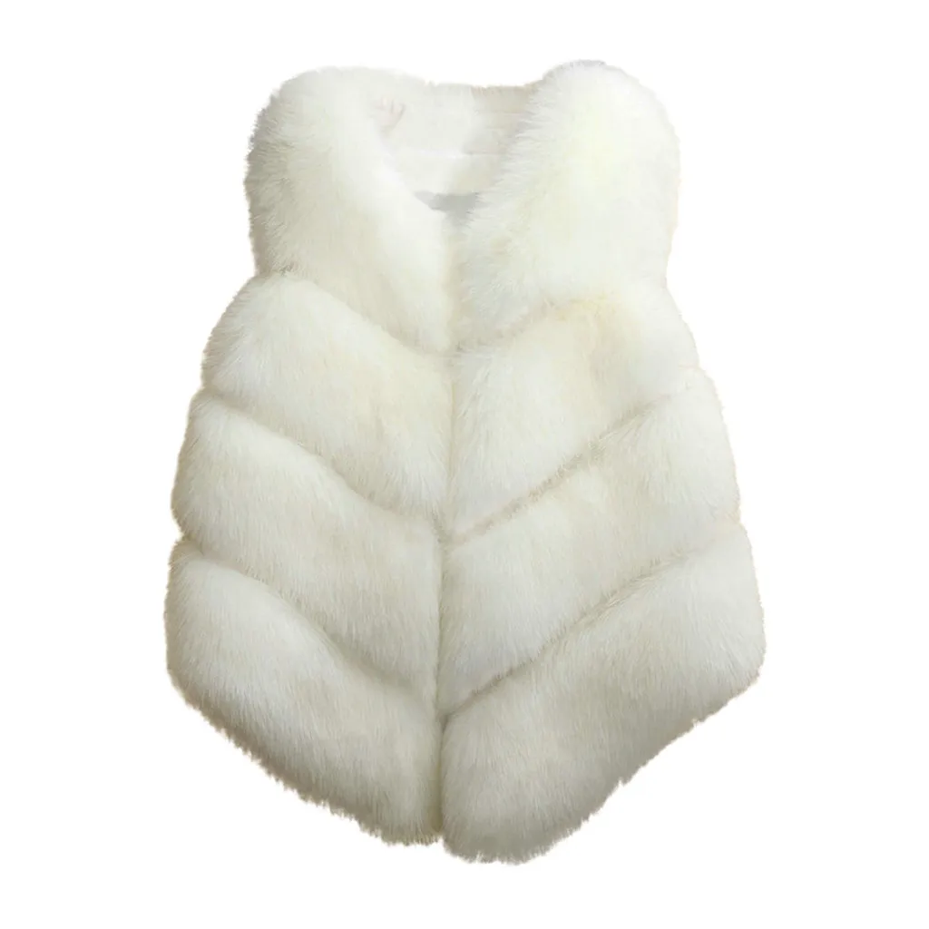 Manteau femme тонкий жилет как зимнее пальто Женская наружная одежда жилет теплый искусственный мех жилет куртка пальто chaqueta mujer veste femme