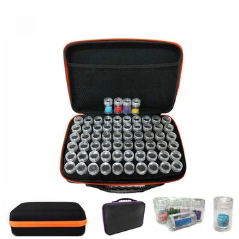 

Diamond Painting Accessories Carry Case Container Storage Box diamond embroidery 30/60 Bottles diamant painting Hand Bag Tools