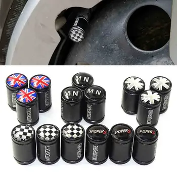 

Auto Accessories Wheel Tire Parts matte Valve Stem Caps Cover For Mini Cooper Countryman Clubman R55 R56 R60 R61 F54 F55 F56 F60