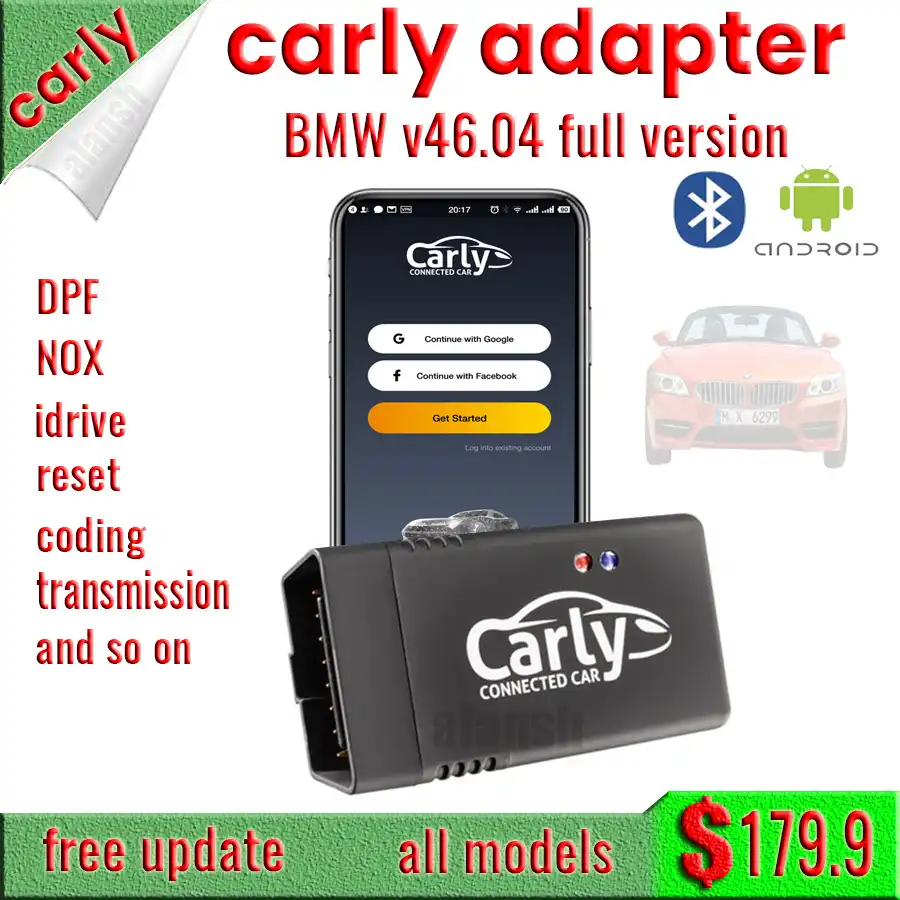 2021 Carly Adapter For Bmw V47 40 Diagnose Program Unlocked Full Function Version Android App Free Update Code Readers Scan Tools Aliexpress