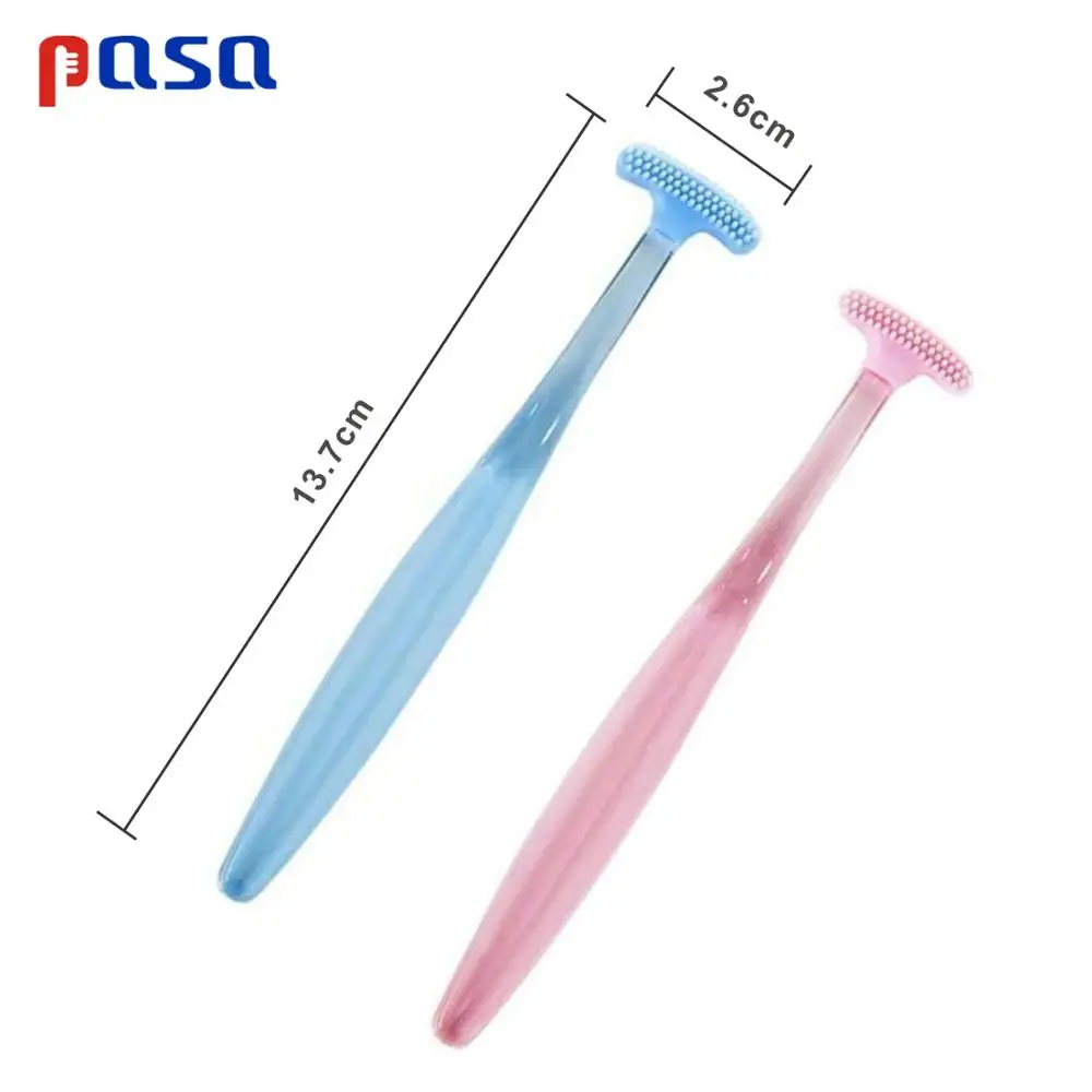 1 шт., мягкая щетка для языка, очищающая поверхность языка, щетки для чистки полости рта, скребок для языка, очиститель свежего дыхания, покрытие для языка