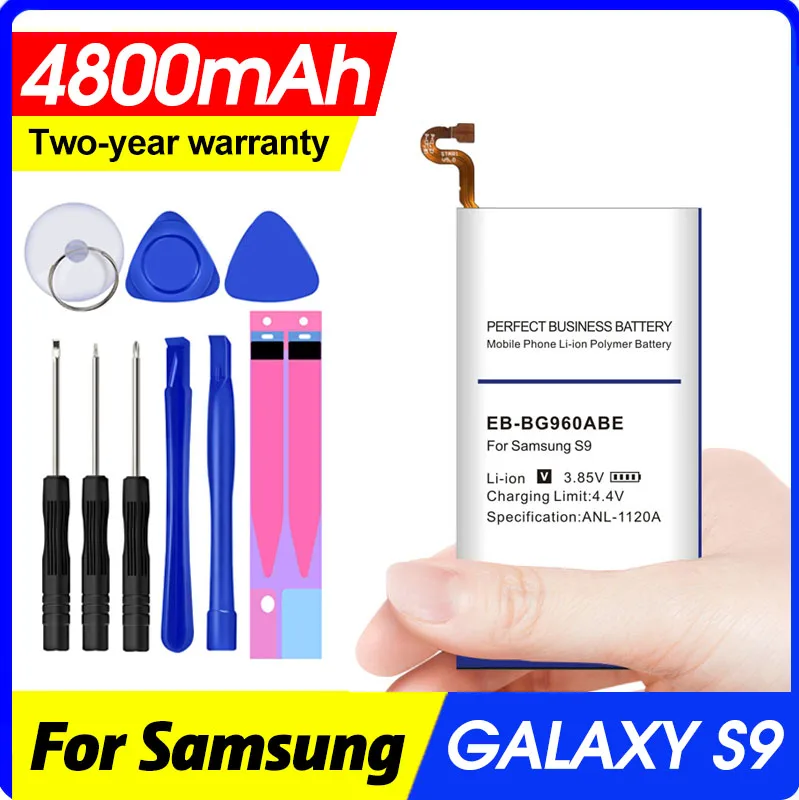 Eb-bg960abe 4800mah Battery for Samsung Galaxy S9 G9600 Sm-g960f Sm-g960 G960f G960 G960u G960w | Мобильные телефоны и