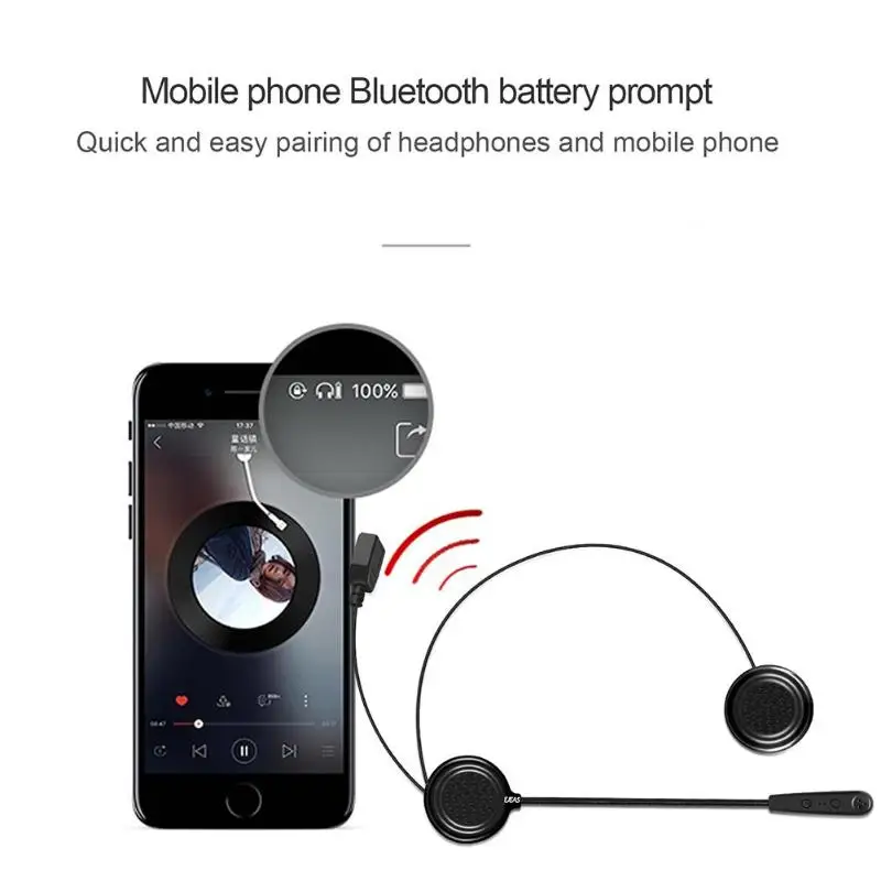E1 аксессуары для мотоциклов шлем Bluetooth гарнитура CSR 4,1 мотоцикл беспроводной стерео объемный громкой связи Наушники Motos