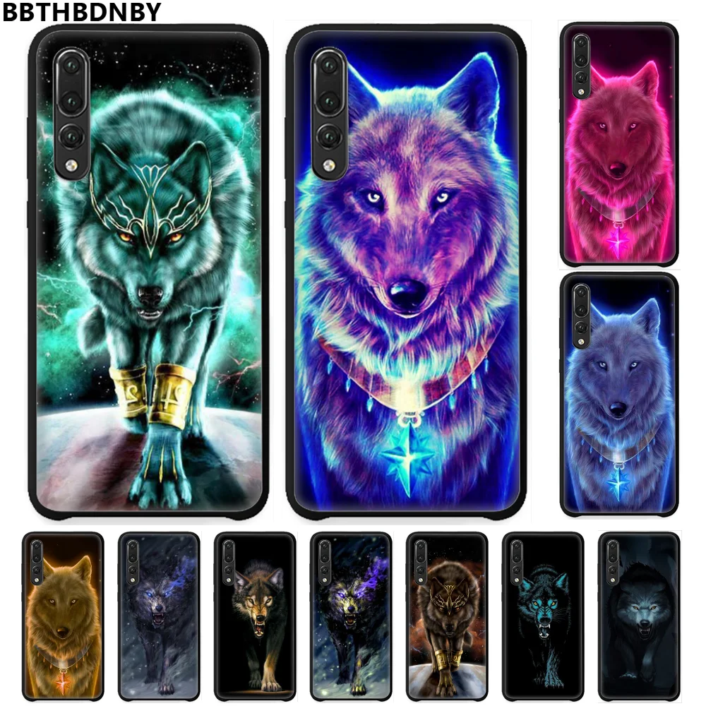 Wolf Customer высококачественный чехол для телефона Huawei P9 P10 P20 P30 Pro Lite smart Mate 10 20 Y5 Y6 Y7 2018