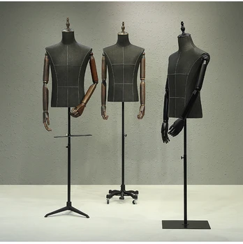

Best Quality Men Dressmaker Model Fabric Mannequin Customized Factory Direct Sell