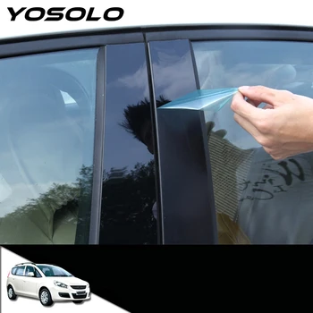 

YOSOLO 1 set Center Column Window Decorative Strip for Honda Civic Series 8/9/10 Generations B-pillar Modified Car Sticker