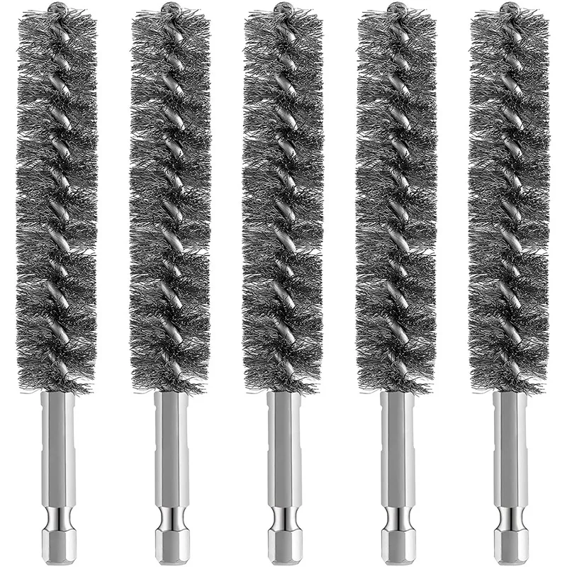 10 Cepillos De Alambre De Acero Inoxidable Para Taladro - Pequeño Cepillo De 3mm Para Limpiar Óxido, Pintura Y Corrosión, Accesorio Universal Para Herramientas Eléctricas