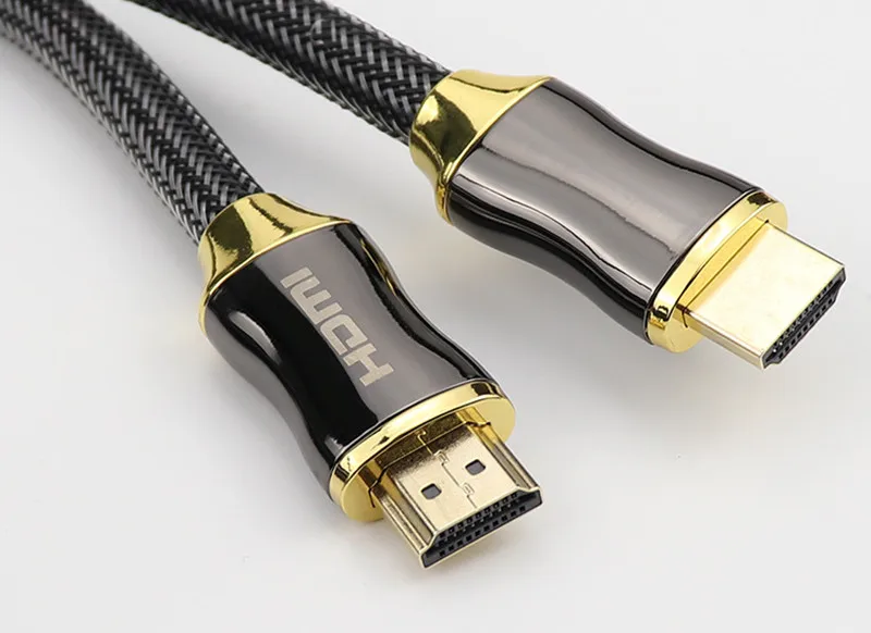 Veggieg 4K HDMI кабель с крючок из цинкового сплава и Позолоченный разъем HDMI 2,0 кабель