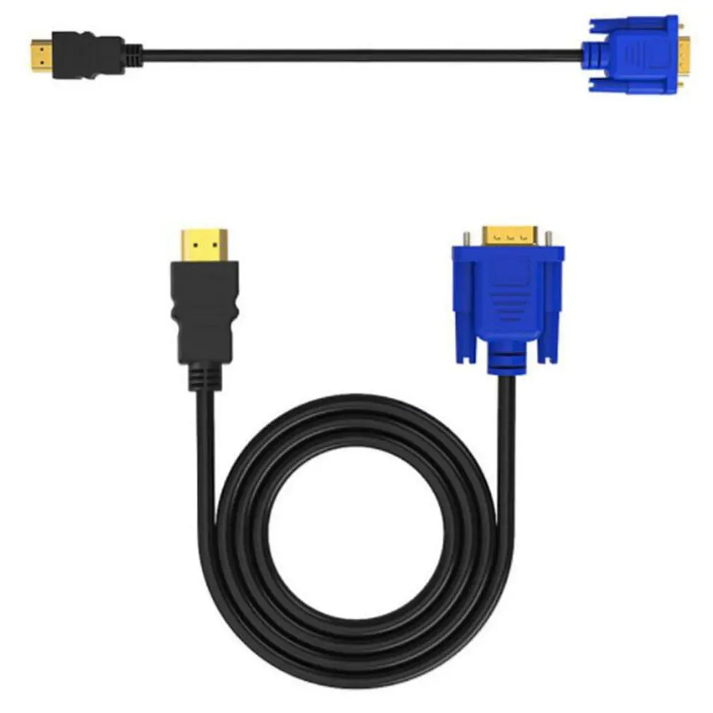 Tanie Gorąca sprzedaż 1.8M z wejściem HDMI kabel do Adapter VGA sklep