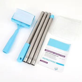 

Multipurpose rotating mop Baseboard Cleaner Long Handle Adjustable Microfiber Baseboard & Molding Cleaning Tool швабра с отжимом